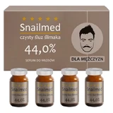 Snailmed, suero para la piel de la barba con moco de caracol natural y extracto de quinina, 8 ml x 4 ampollas