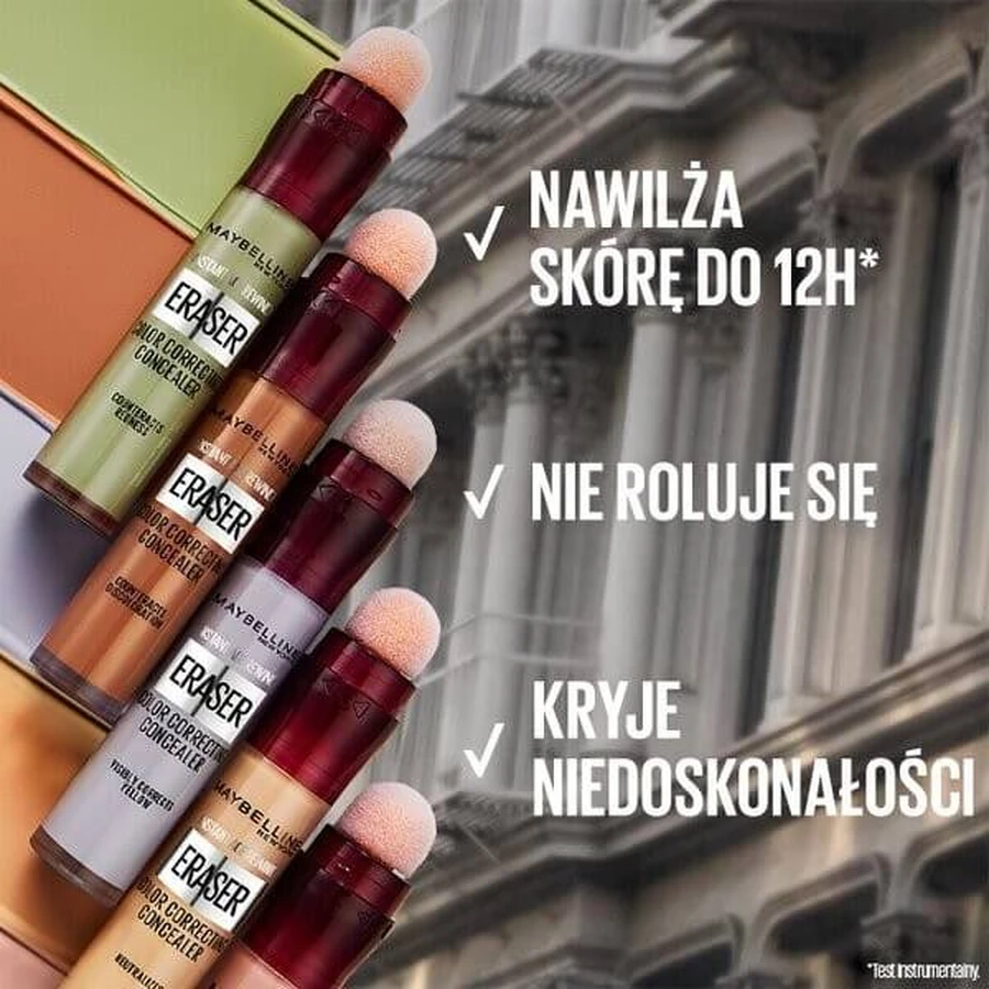 Maybelline Instant Eraser, korektor w płynie, 08 Buff, 6,8 ml: ceny i cechy