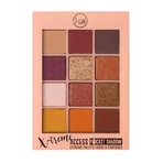 J.Cat Beauty X-Treme Access Pocket Shadow Palette 102, palette compatta di 12 ombretti, 10 g.