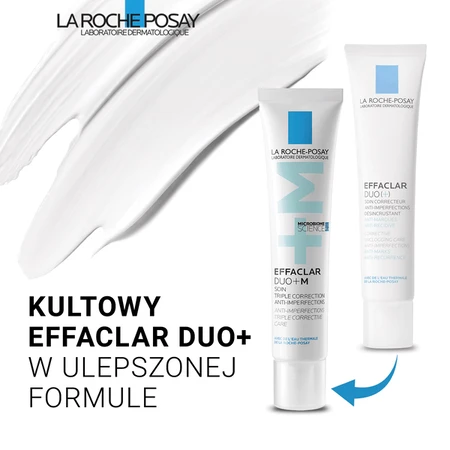 Zestaw La Roche-Posay Effaclar, Foaming Gel, żel oczyszczający dla skóry skłonnej do trądziku, 400 ml + Duo+ M, krem o potrójnym działaniu przeciw nie: ceny i cechy
