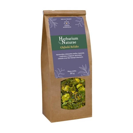 Green Mornings, Herbarium Naturae, Relaxare profundă, ceai de plante, 50 g