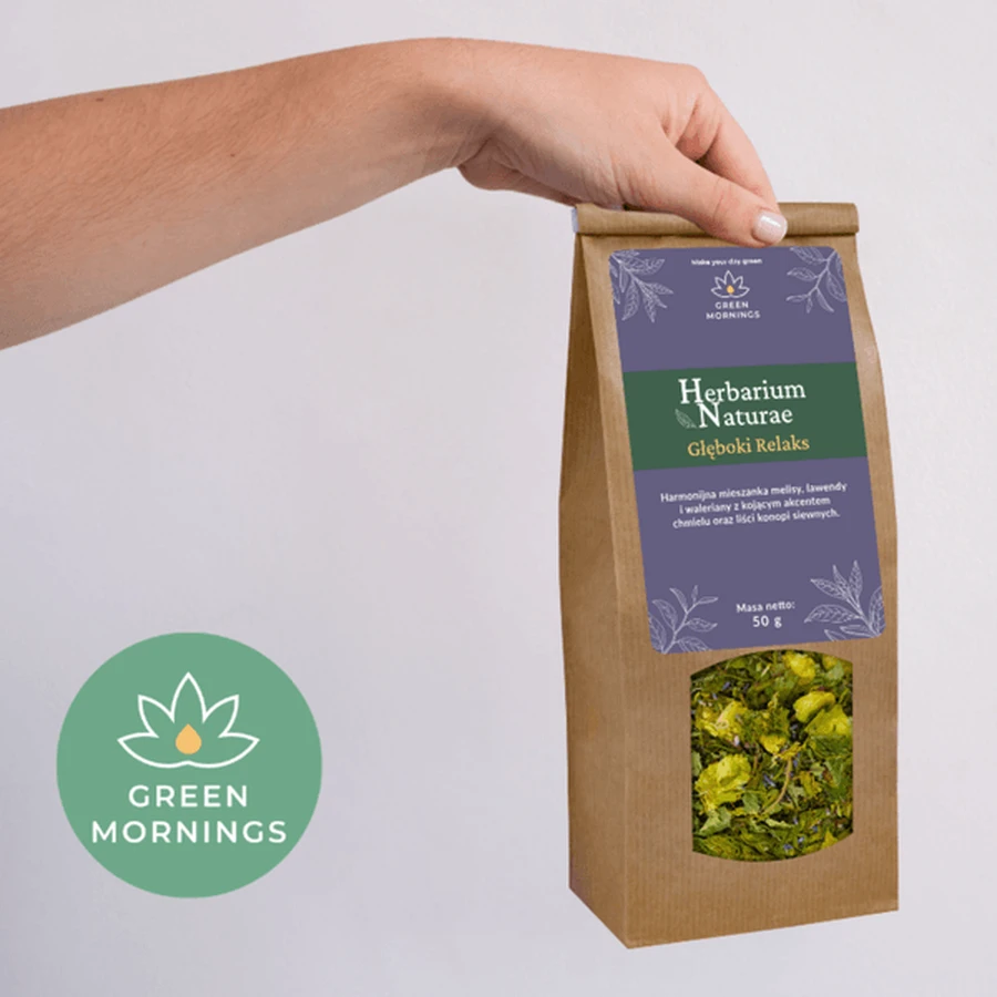 Green Mornings, Herbarium Naturae, Relaxare profundă, ceai de plante, 50 g
