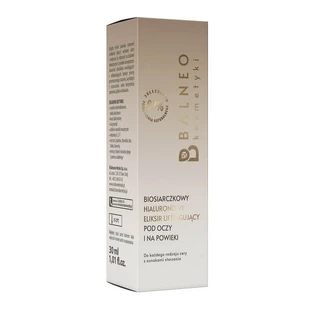 Balneocosmetice, elixir biosulfurat, tratament ifting sub ochi și pleoape, 30 ml