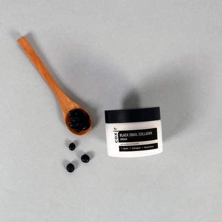 Coxir Black Snail Collagen Cream, cremă hrănitoare antirid, 30 ml