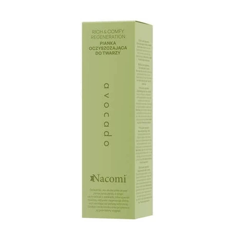 Nacomi Rich&amp;Comfy Regeneration, spumă de curățare facială cu avocado, 150 ml