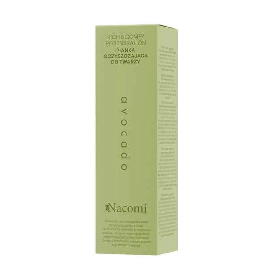 Nacomi Rich&amp;Comfy Regeneration, spumă de curățare facială cu avocado, 150 ml