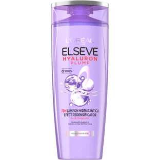 Moisturizing shampoo for dehydrated hair Hyaluron Plump, 400 ml, Elseve