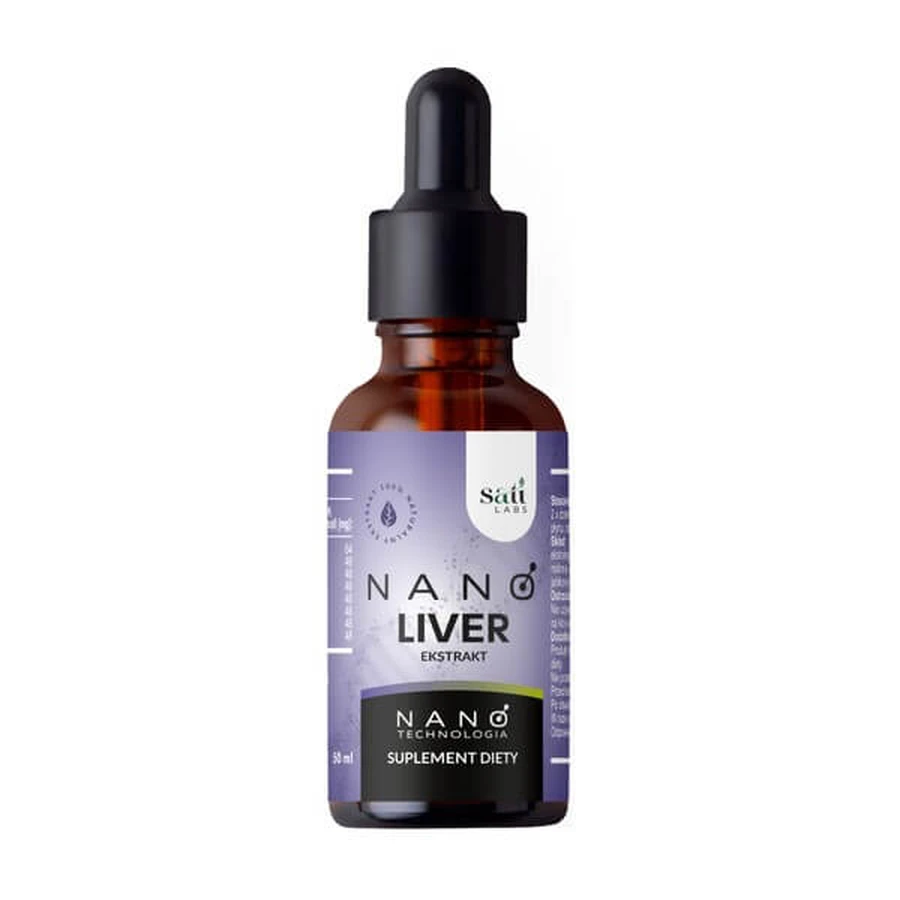 Sati Labs, Nano Liver, gocce, 50 ml.