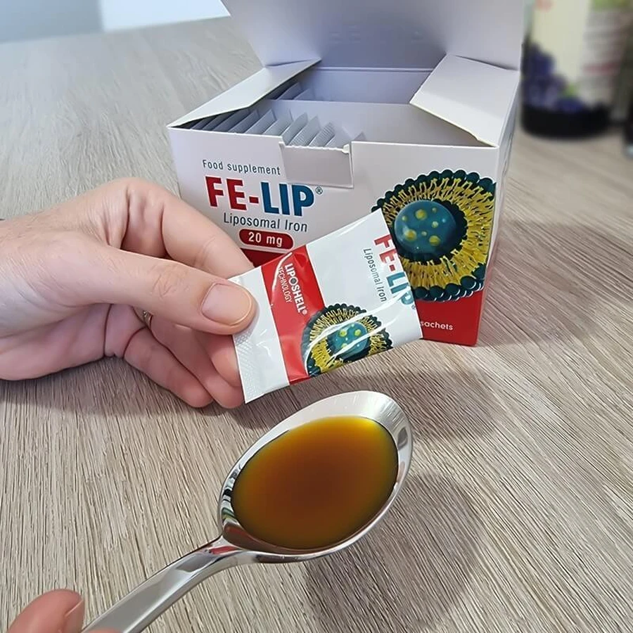 Fier Lipozomal, 20 mg, 30 plicuri, Liposhell