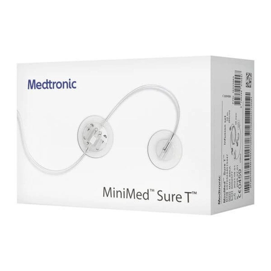 MiniMed Sure T, set de perfuzie, 8 mm/80 cm, 10 buc.
