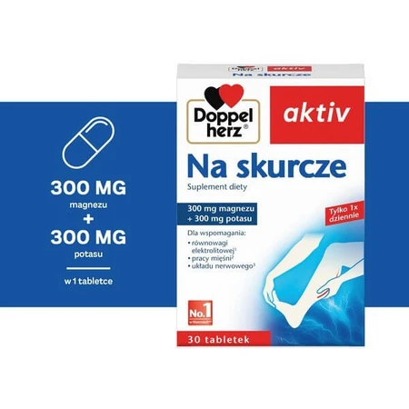 Set Doppelherz aktiv Na skurcze, tablets, 30 pcs. + Doppelherz aktiv Magnesium-B6 Forte 400, tablets, 30 pcs.