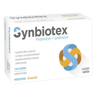 Medifar Synbiotex, capsules, 20 pcs.