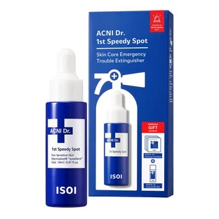 ISOI Acni Dr. 1st Speedy Spot Kit, kit eczeme, ser, 14 ml + toner, 8 ml + gel de curățare 1,3 ml