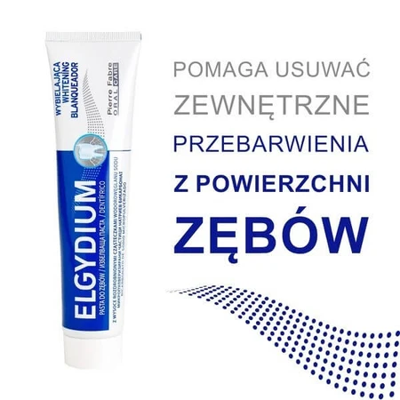 Set Elgydium Whitening, toothpaste, whitening, 75 ml + Elgydium Brilliance &amp; Care, toothpaste against stains, 30 ml