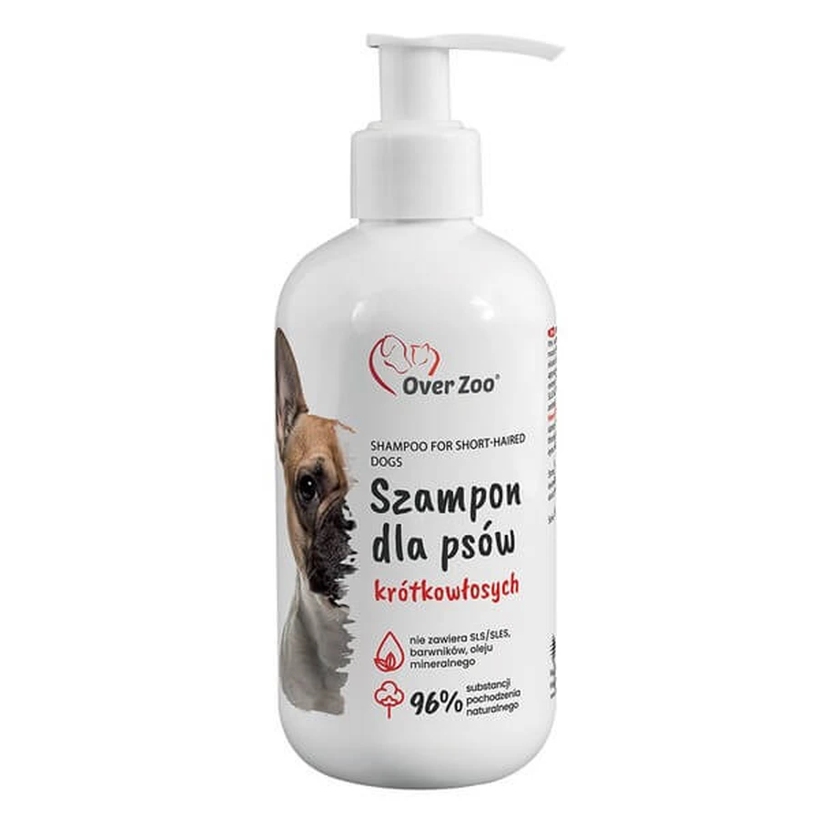 Over Zoo, shampoo voor kortharige honden, 250 ml