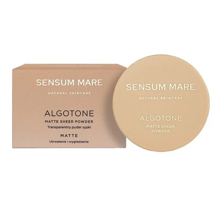 Algotone, transparentny puder sypki o matowym wykończeniu, 10 g: ceny i cechy