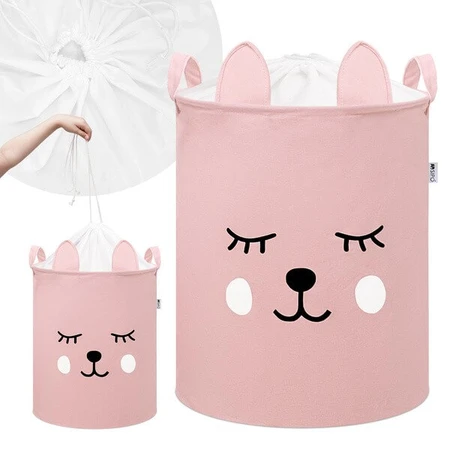 Sipo, toy garbage can bear pink, 1 pc.