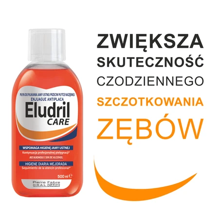 Set van 2 x 500 ml, Eludril Care, vloeistof voor dagelijkse mondhygiëne