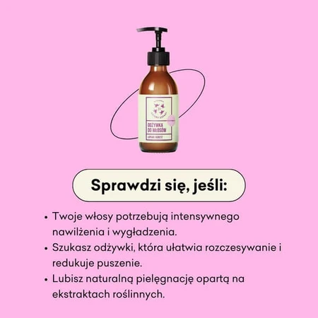 Mydlarnia 4 Szpaki, balsam hidratant pentru păr, brusture și cătină, 300 ml