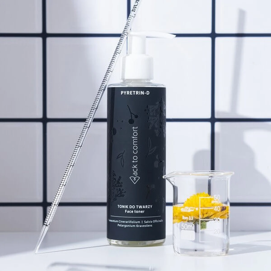 Retour au confort Pyretrin-D, tonique facial, 200 ml