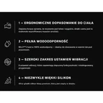 LELO Billy 2 Black, anal vibrator, 1 pc.