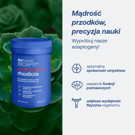 Formeds Bicaps rhodiola, gélules dures, 60 pcs.