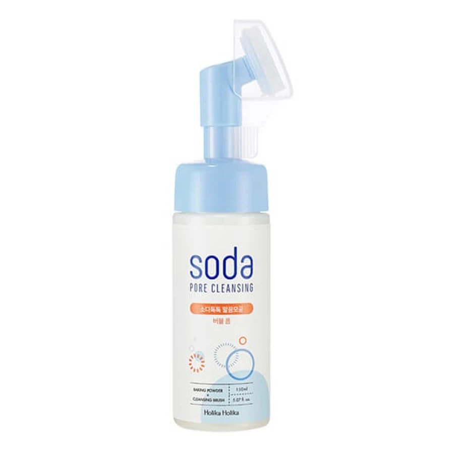 Holika Holika Soda Tok Tok, gezichtsreinigend schuim met reinigingsborstel, 150 ml