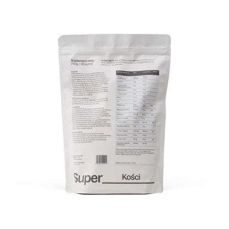 SuperPause Super bone vegetable protein, powder, cream flavor, 750 g