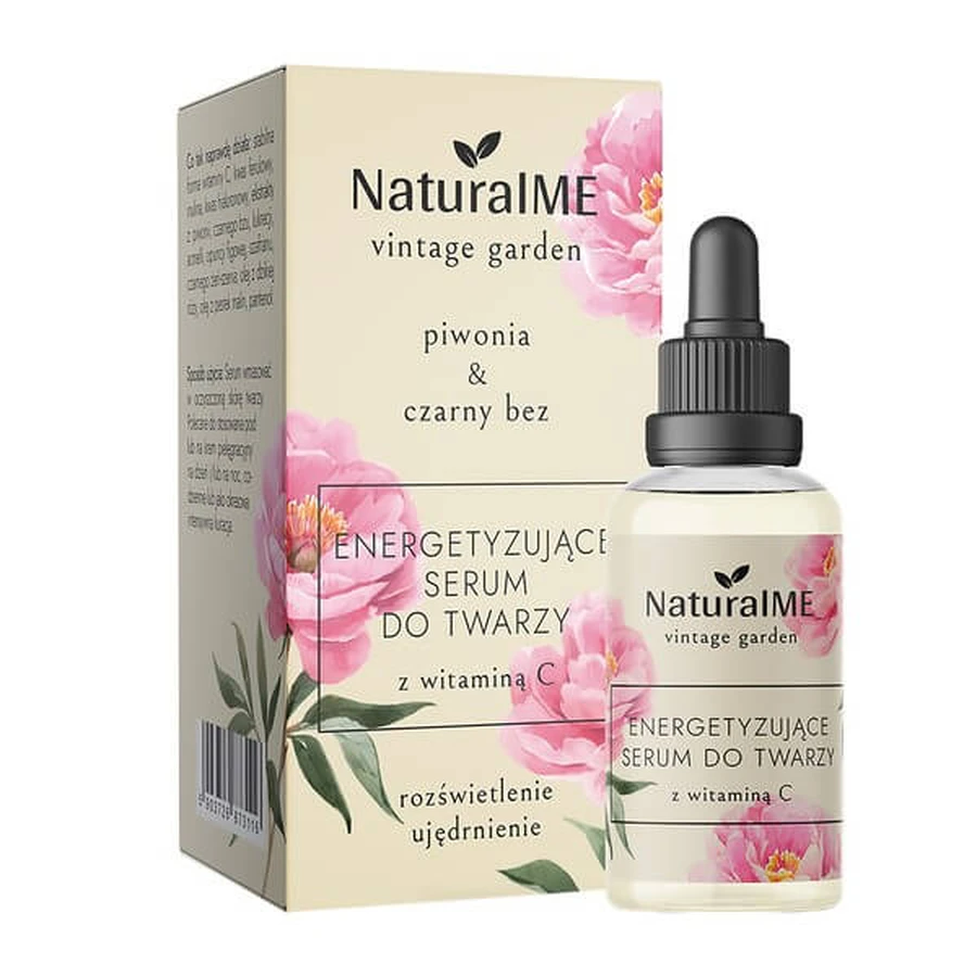 NaturalME Vintage Garden, ser energizant cu vitamina C, 30 ml