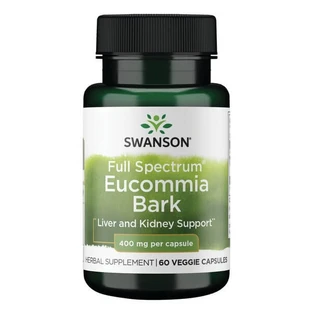 Swanson Full Spectrum Corteza de Eucommia, 400 mg, cápsulas, 60 pcs.