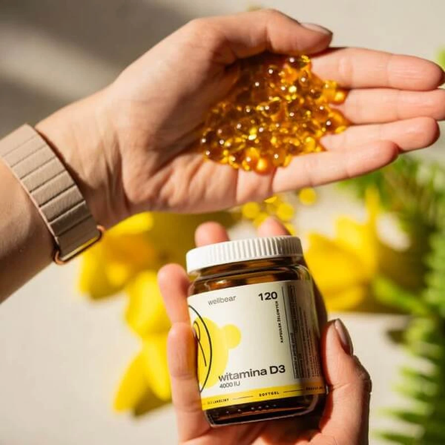 Wellbear Vitamine D3 4000 IU, capsules, 120 st.