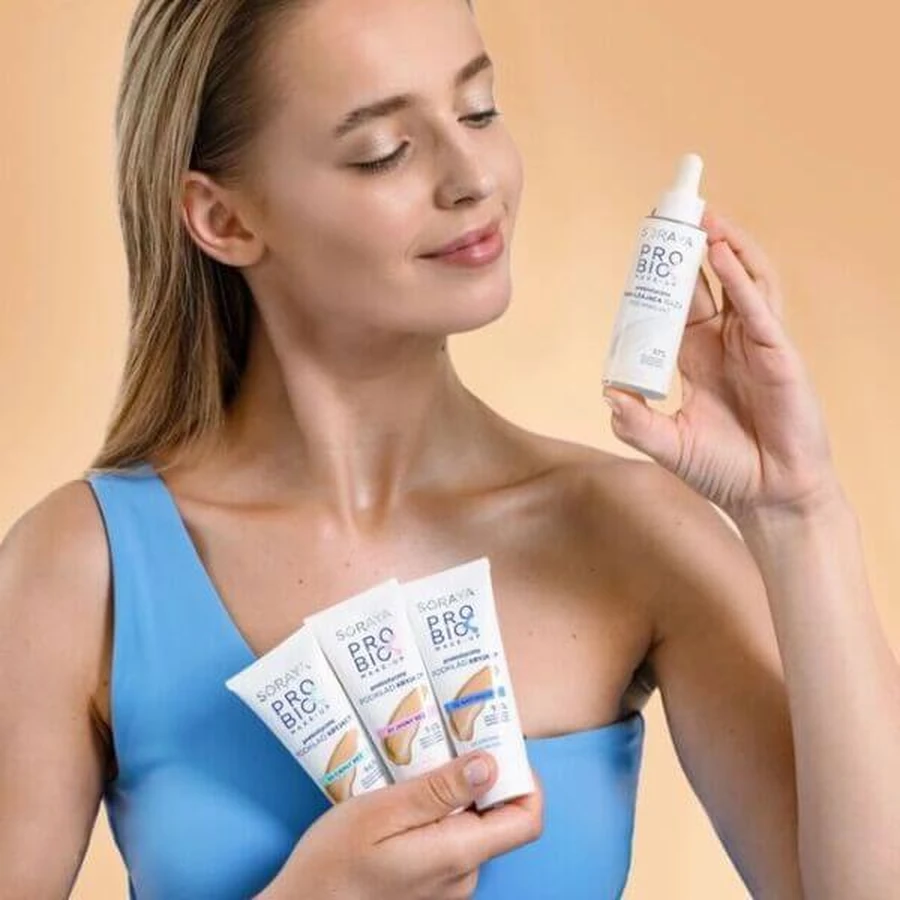 Soraya Probio Make-Up, prebiotische natürlich deckende Grundierung 02, 30ml