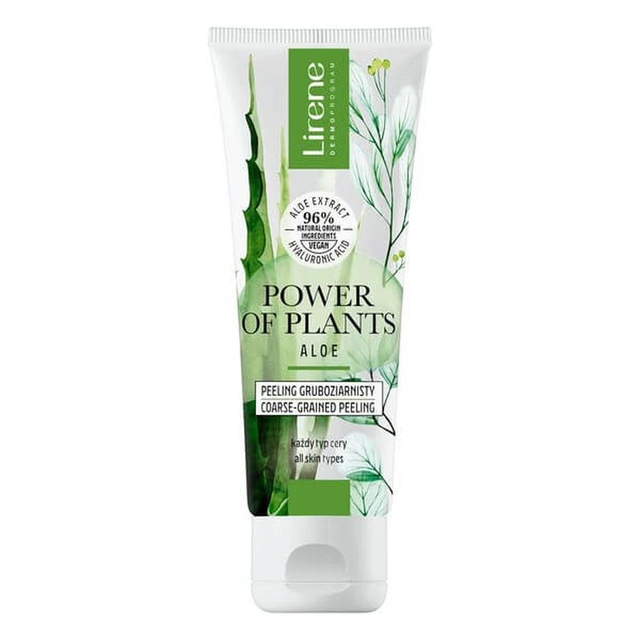 Lirene Dermoprogramma Potere delle piante Aloe, scrub ruvido, 75 ml