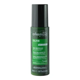 Green Arkemusa Olive Anti-Frizz Spray, spray termo-protector pentru părul creț și rebel, 150 ml