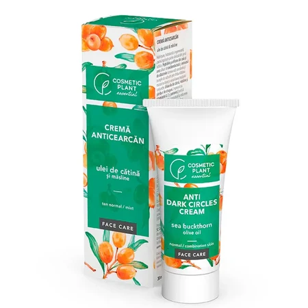 Anti-puffiness eye contour cream with catina and olive oil, 30 ml, Cosmetic Plant