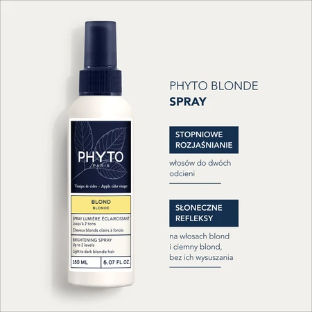 Phyto Blonde, verhelderende spray voor blond haar, 150 ml