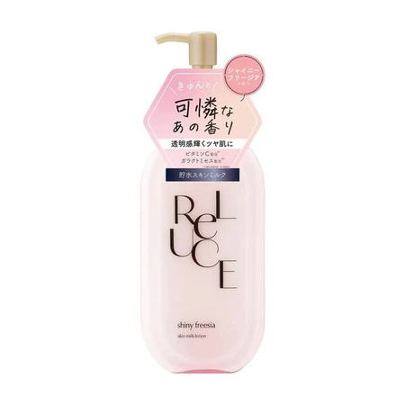 Reluce, Skin Milk Lotion, naar peer en fresia geurende bodylotion, Glanzende fresia, 300 ml