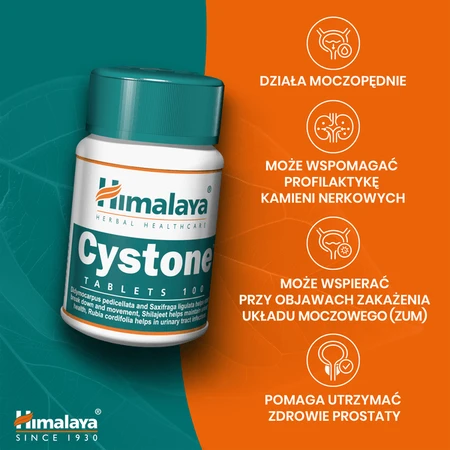 Set van 2 x Himalaya Cystone, tabletten, 100 stuks.