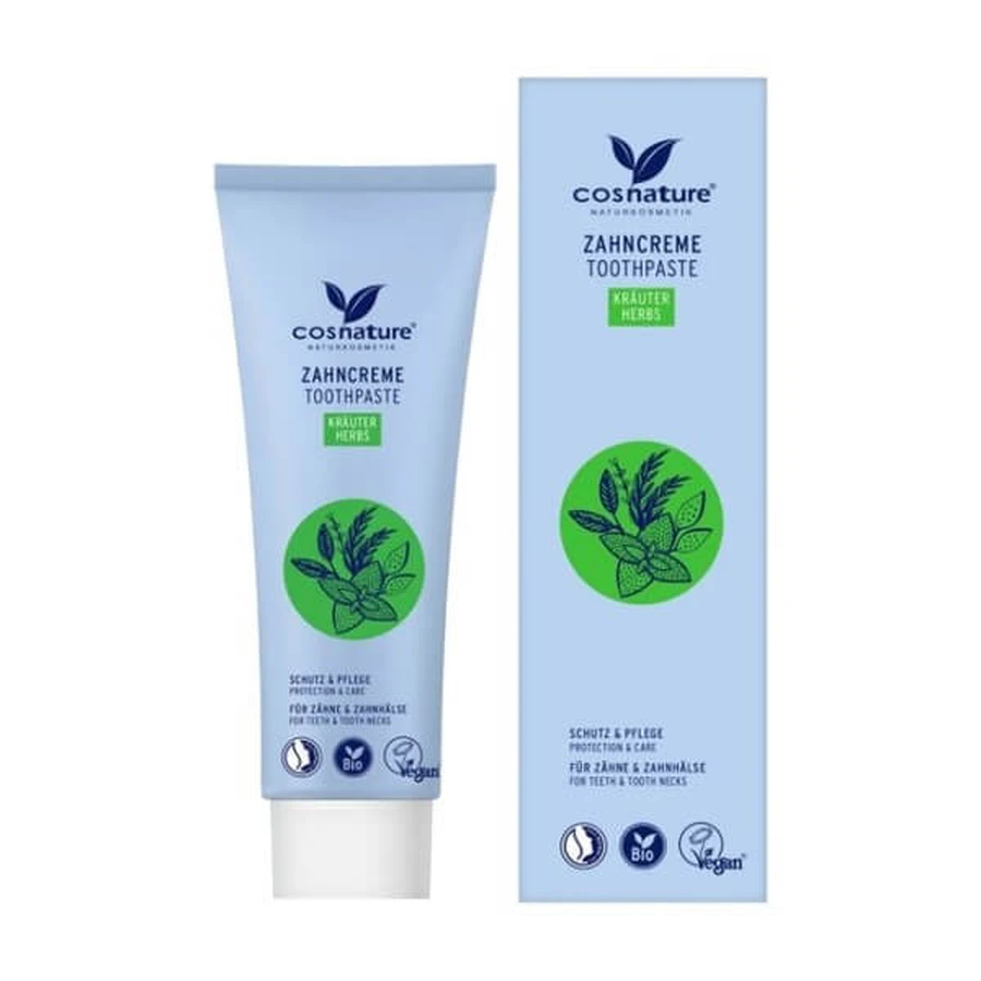 Cosnature, natuurlijke kruidentandpasta (met fluoride), 75 ml