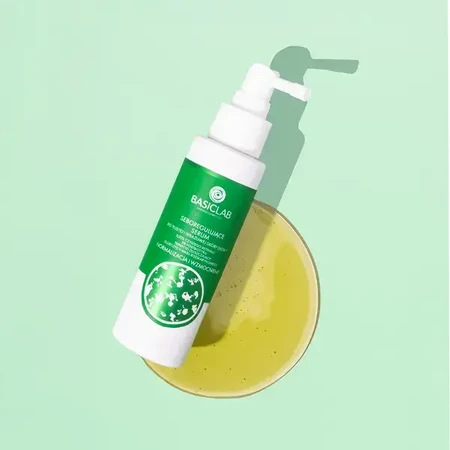 BasicLab Trichologis, suero seborregulador para cuero cabelludo graso y sensible, 100 ml