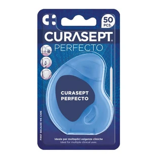 Curasept Perfecto, dental floss, waxed, 50 pcs.