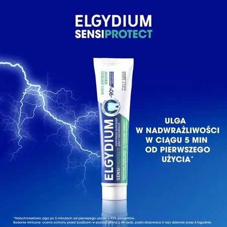 Elgydium SensiProtect, pastă de dinți pentru dinți sensibili, 75 ml