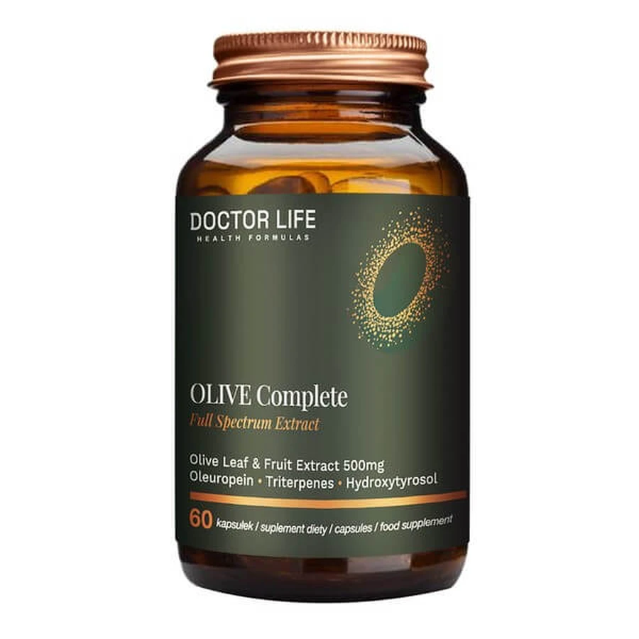 Doctor Life Olive Complete, capsules, 60 stuks.