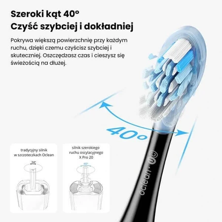 Oclean X Pro 20 + case + 3 tips, mint, 1 pc.