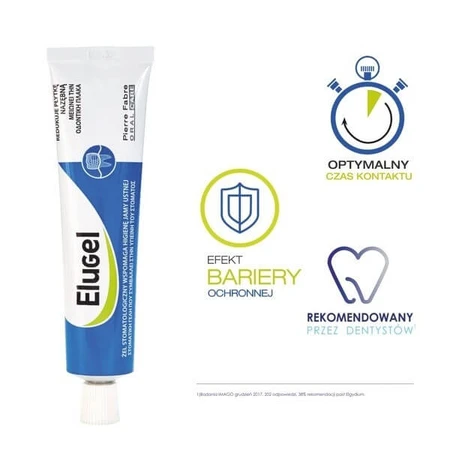 Zestaw Eludril Classic, płyn do płukania jamy ustnej, 200 ml + Elugel, żel stomatologiczny wspomagający higienę jamy ustnej, 40 ml: ceny i cechy