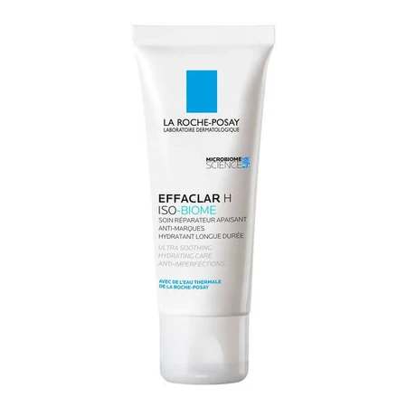 La Roche-Posay Effaclar H ISO-Biome set, gezichtshydraterende crème, 40 ml + verzachtende reinigingscrème, 390 ml