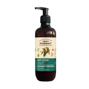 Grüne Apotheke, Körperlotion, grüner Kaffee und Ingweröl, 400 ml