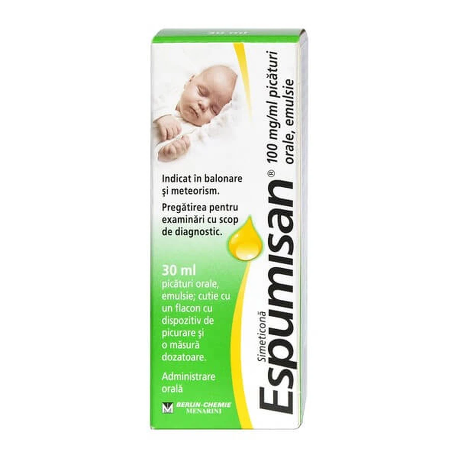 Espumisan, 100 mg/ml, druppels voor oraal gebruik, 30 ml (parallelimport)