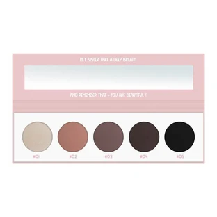 MIYO Five Points Palette, Lidschatten-Palette, 10 Fancy Peach, 6,5 g