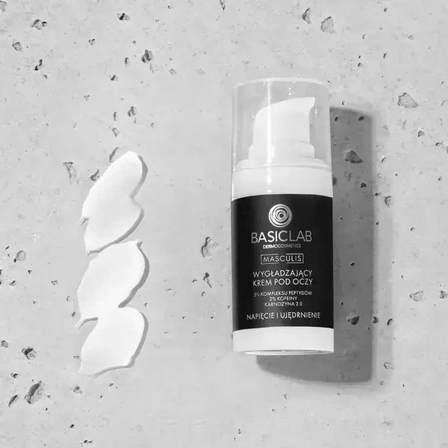 BasicLab Masculis, crema occhi levigante Tension and Firming, 15 ml